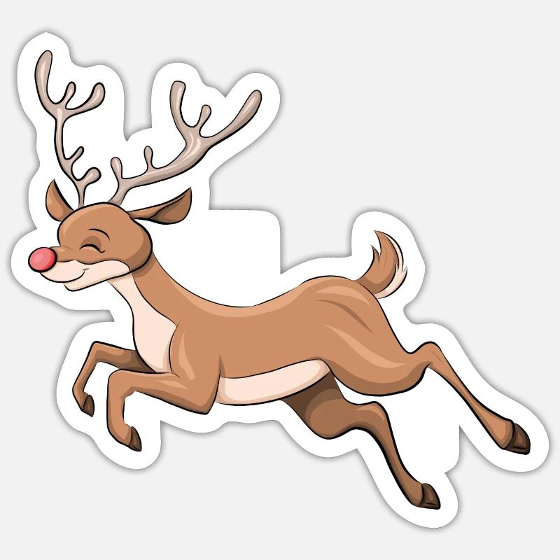 Deer Sticker size S (10 x 10 cm)