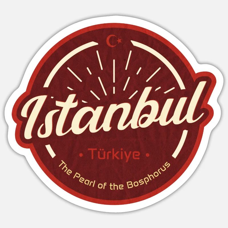 Istanbul – Perle du Bosphore Sticker taille S (10 x 10 cm)