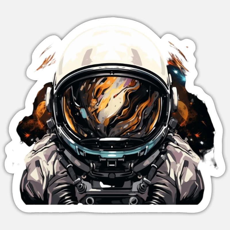 Astronaut Sticker size S (10 x 10 cm)