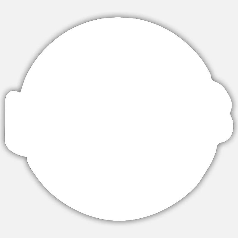 Geschenkidee Niklas - Sticker Größe S (10 x 10 cm) - Mattweiß