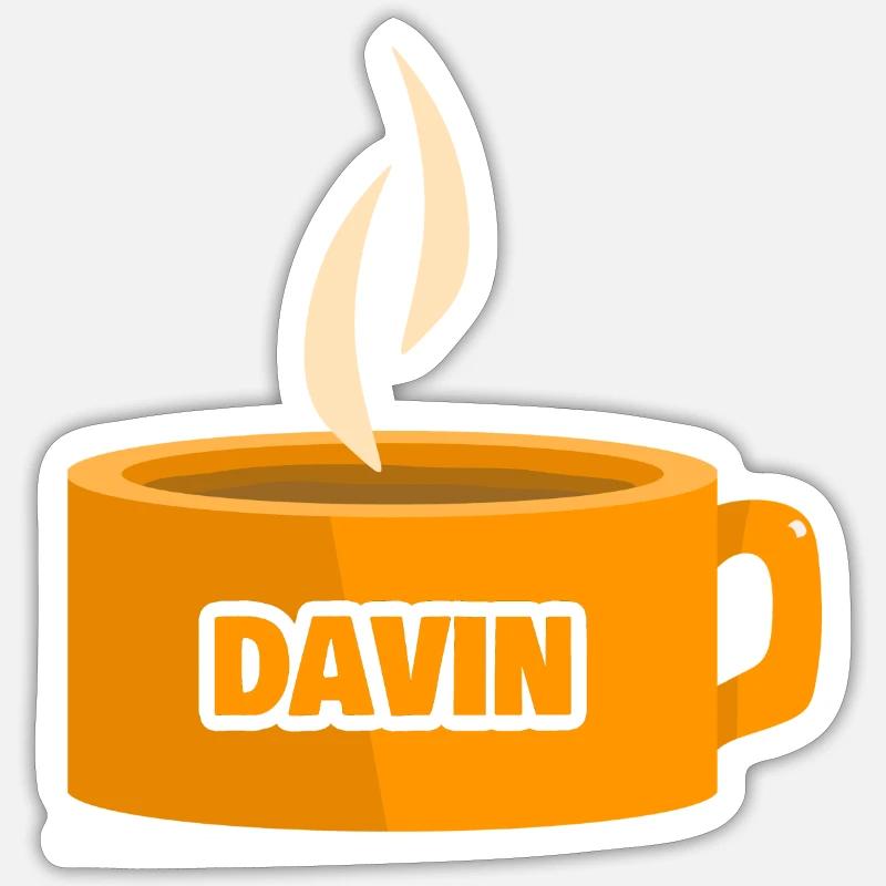 Davin Sticker Größe S (10 x 10 cm)