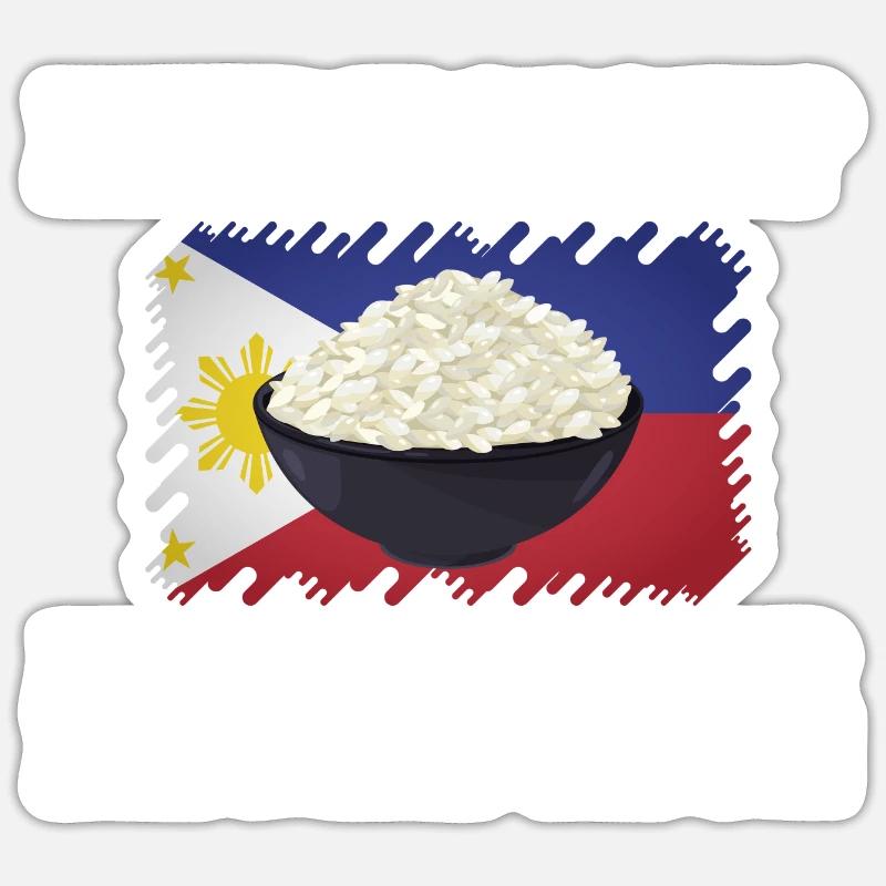 Excercise I thought they said extra rice Sticker size S (10 x 10 cm)