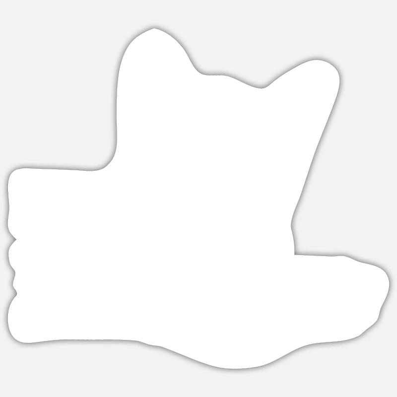 Cat cat kitten - Sticker size S (10 x 10 cm) - white matte