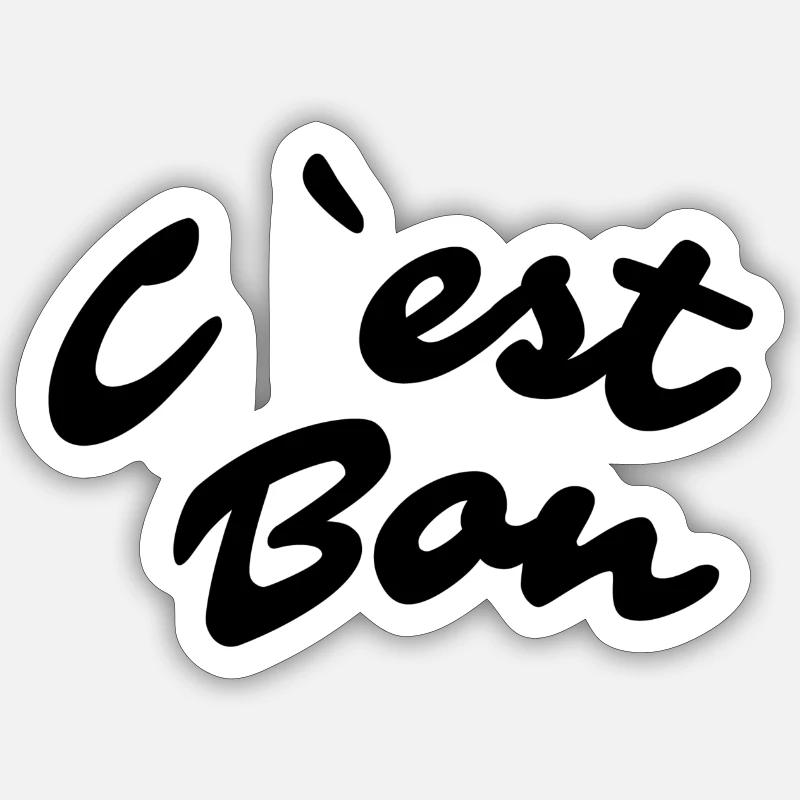 Cèst bon Sticker size S (10 x 10 cm)