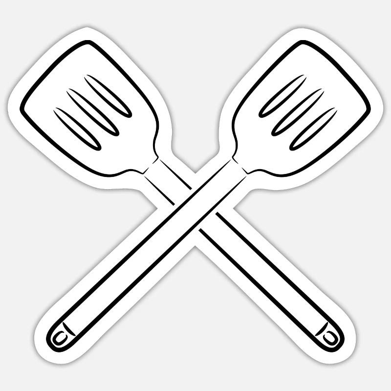 Écumoire - Sticker taille S (10 x 10 cm) - blanc mat