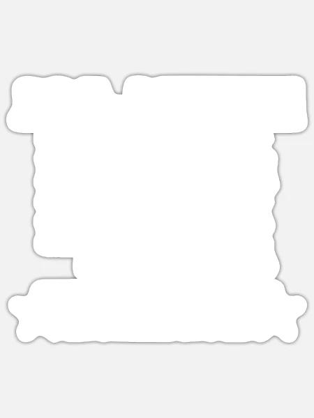 Junggesellenabschied - Sticker Größe S (10 x 10 cm) - Mattweiß
