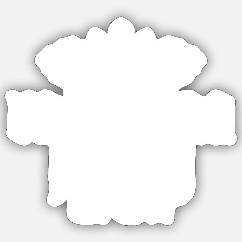 Mallorca Party Crew - Sticker taille S (10 x 10 cm) - blanc mat