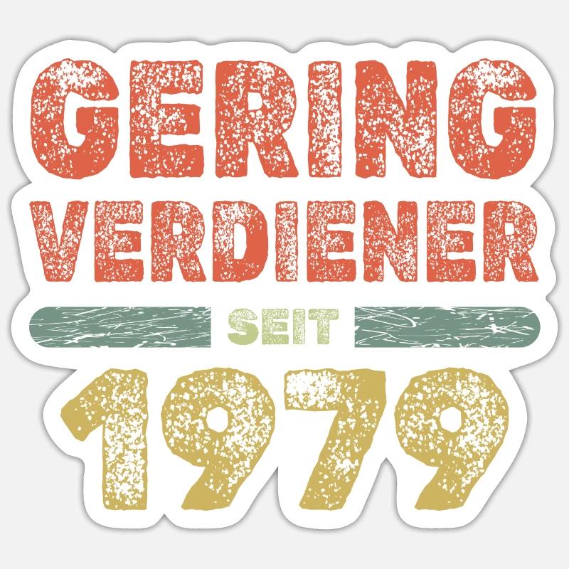 1979 - Sticker size S (10 x 10 cm) - white matte