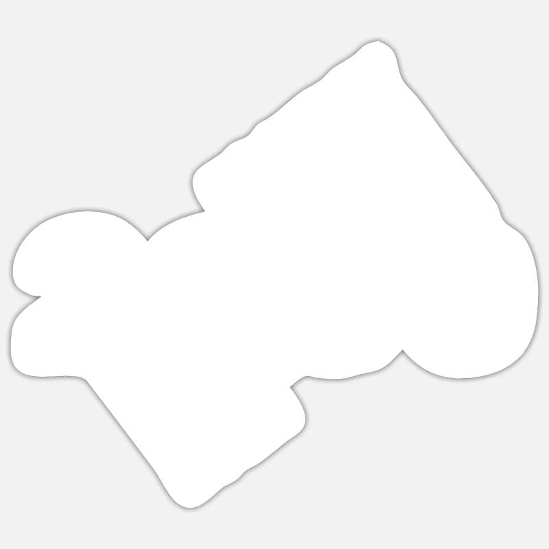 Gift Idea 2030 - Sticker size S (10 x 10 cm) - white matte