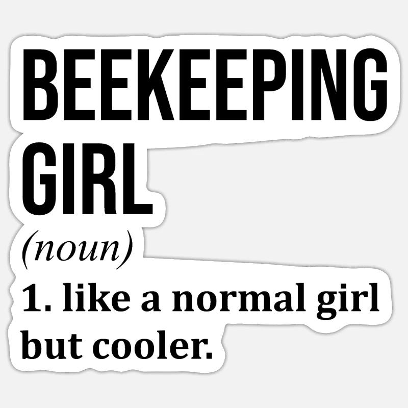Beekeeper Sticker size S (10 x 10 cm)