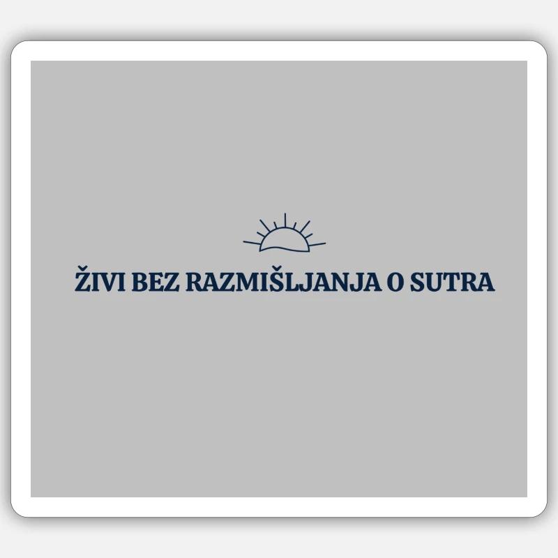 Txm-Mondes - Sticker taille S (10 x 10 cm) - blanc mat