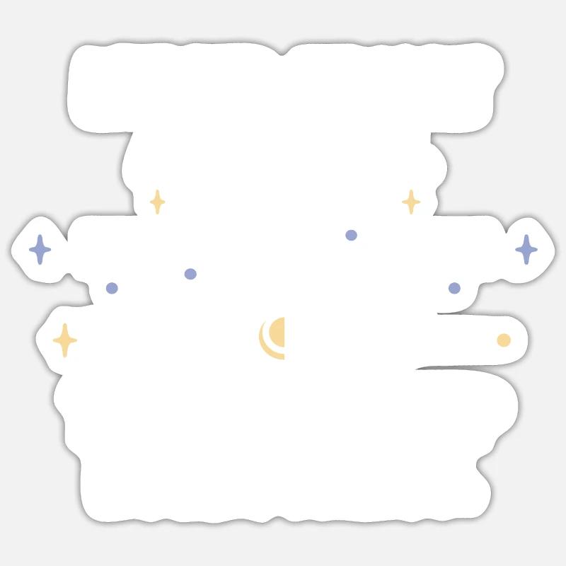 Never trust an atom - they invent everything Sticker size S (10 x 10 cm)