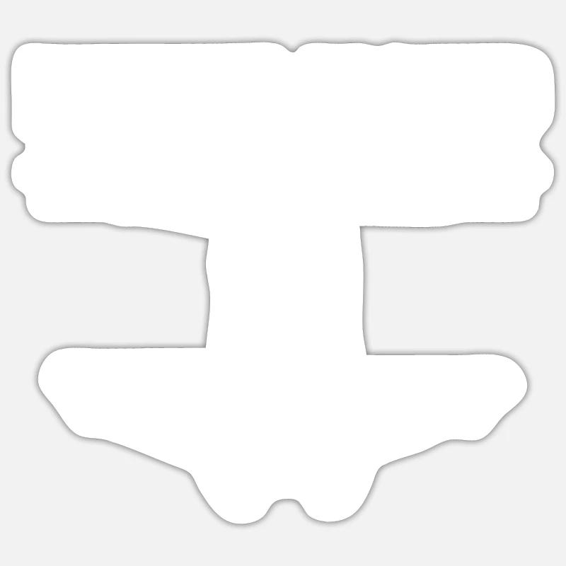 Ringgymnastik 2 - Sticker Größe S (10 x 10 cm) - Mattweiß