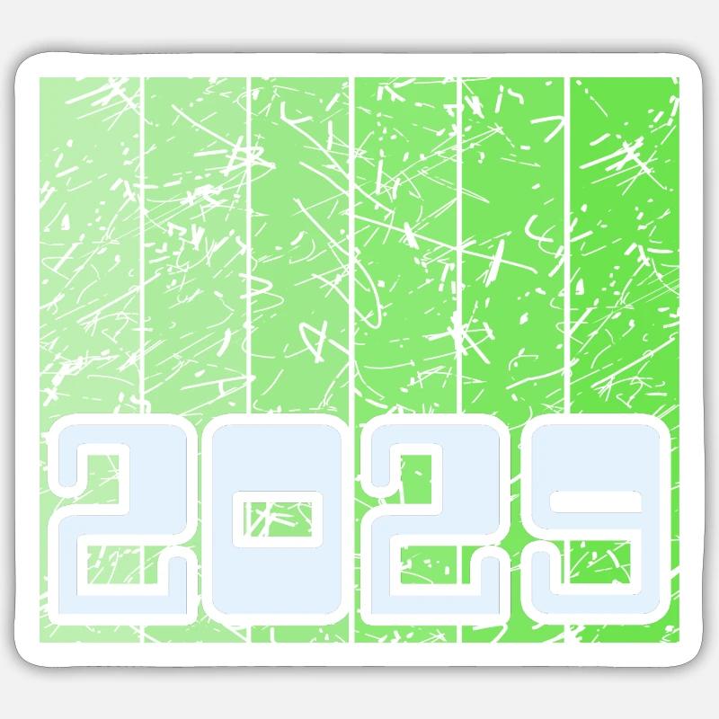 2029 - Sticker taille S (10 x 10 cm) - blanc mat