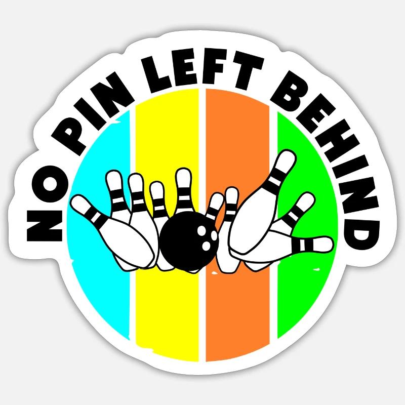 Bowling Sticker Größe S (10 x 10 cm)