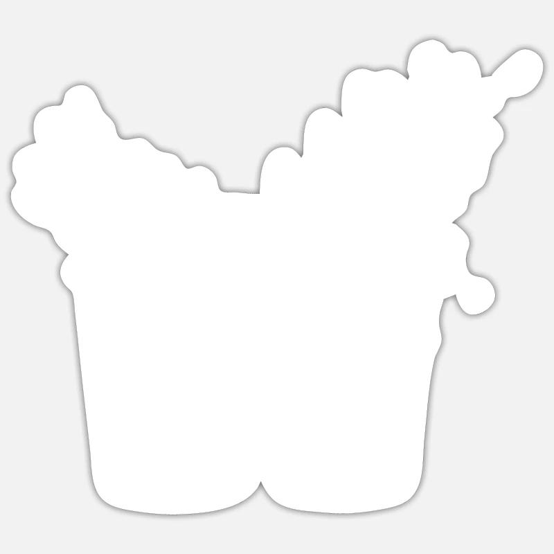 Bicchiere Tequila Sticker formato S (10 x 10 cm)