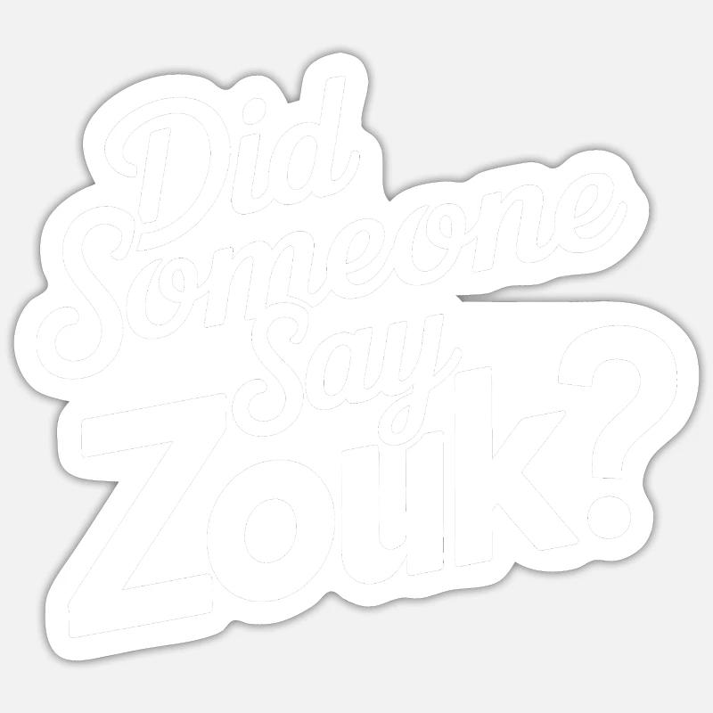 Zouk Dance Gift Sticker size S (10 x 10 cm)