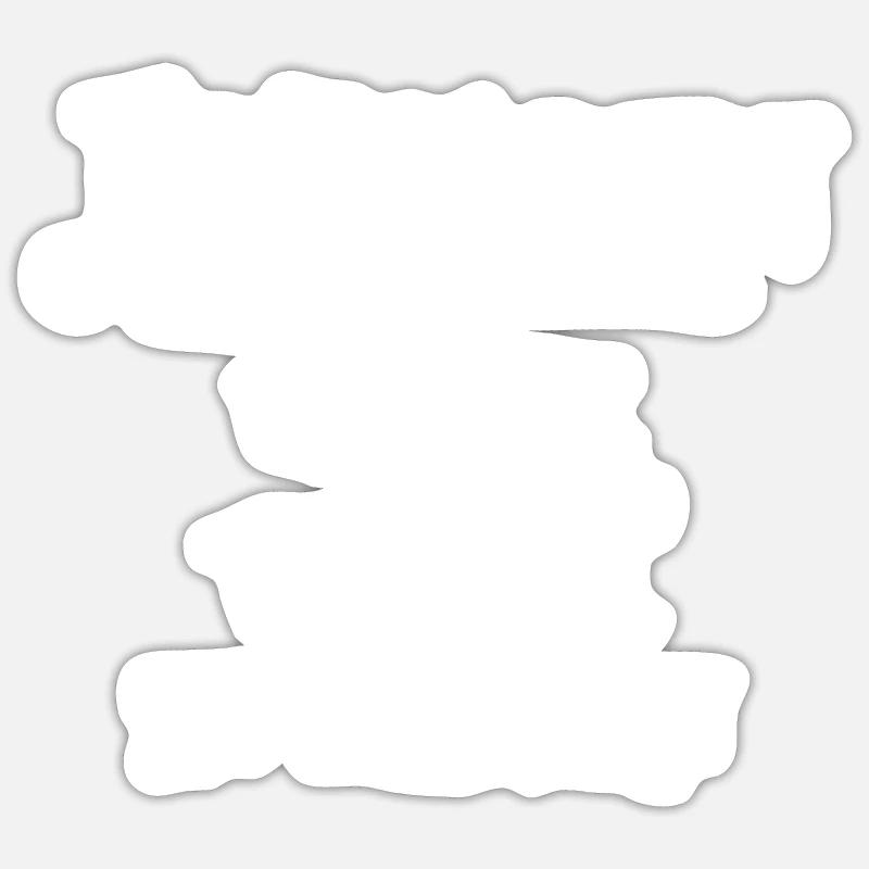 Retter Johann - Sticker Größe S (10 x 10 cm) - Mattweiß