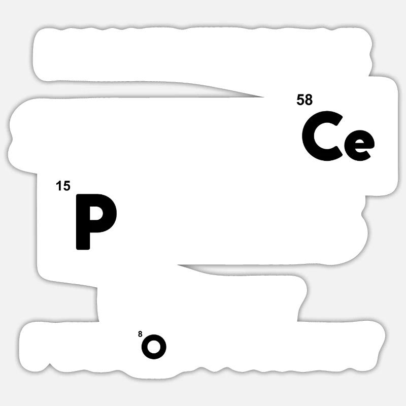 Science Funny - Sticker size S (10 x 10 cm) - white matte