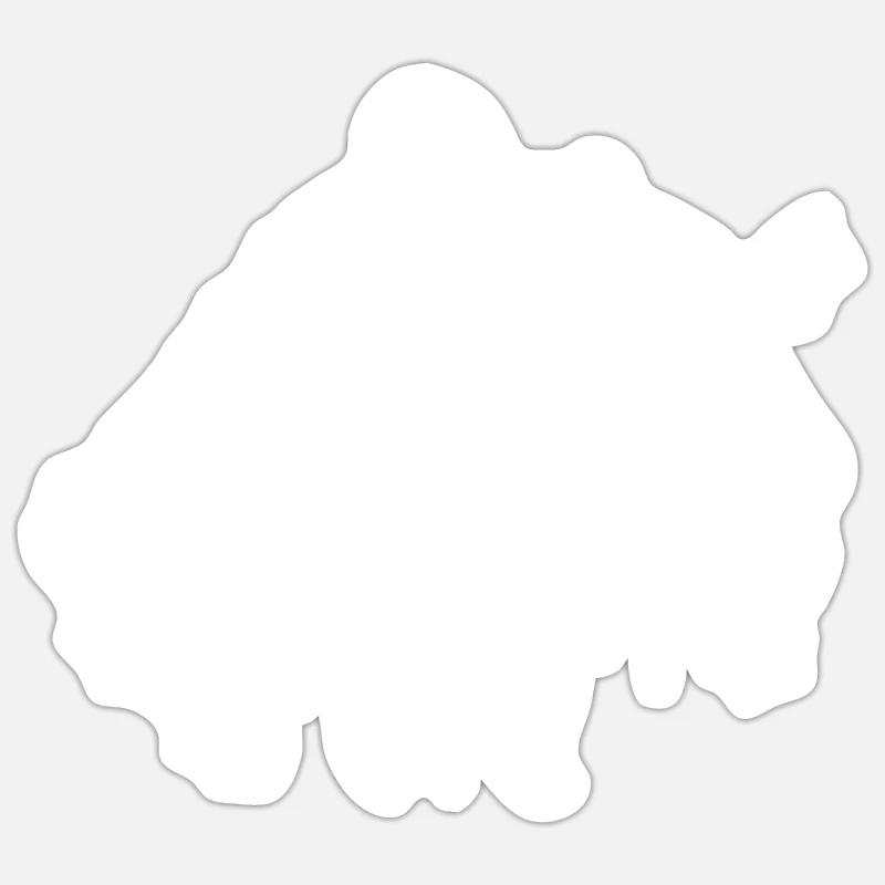 Leopard - Sticker size S (10 x 10 cm) - white matte