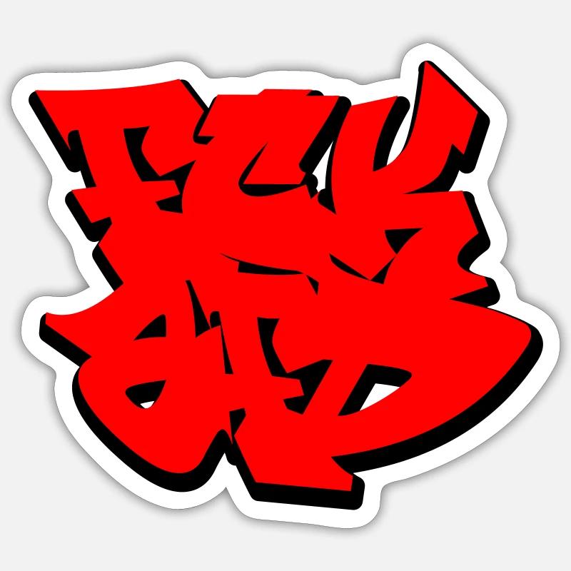 Sticker Größe S (10 x 10 cm) - 