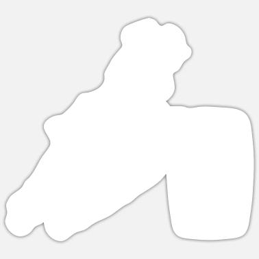 Cavallo da corsa da rodeo Adesivo