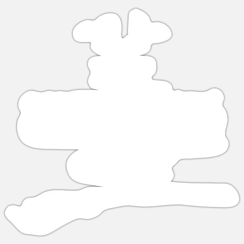 Bad Witch Crazy Sticker size S (10 x 10 cm)