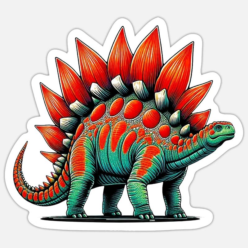 Dinosaur - Sticker size S (10 x 10 cm) - white matte