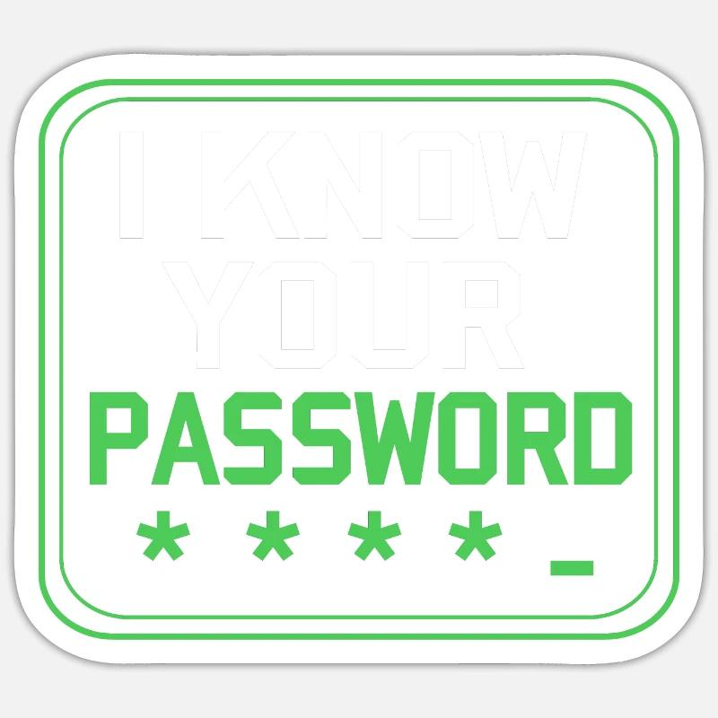 Cyber programmeur cybersécurité Hacker - Sticker taille S (10 x 10 cm) - blanc mat