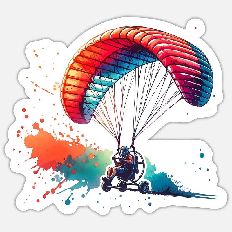 Moteur Paramoteur Sticker taille S (10 x 10 cm)