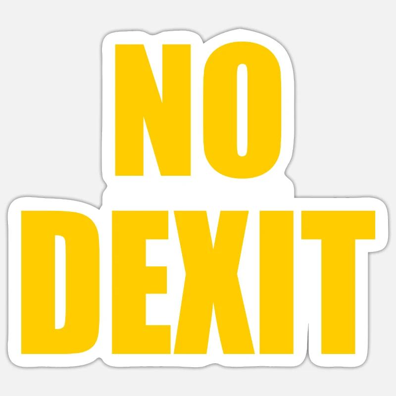 No dexit Sticker Größe S (10 x 10 cm)