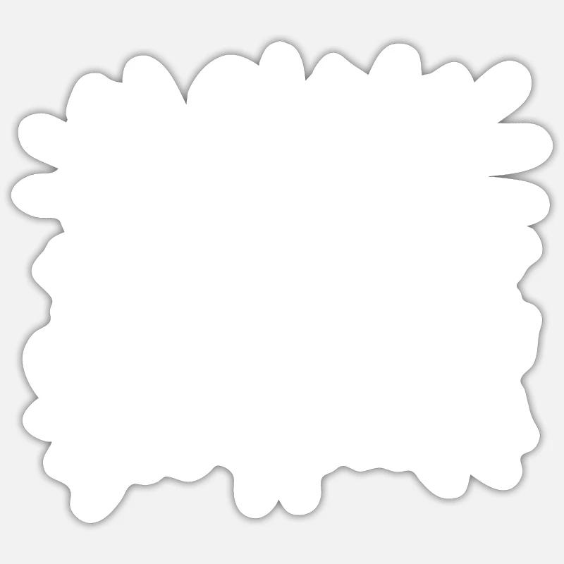 Math with a wink - Sticker size S (10 x 10 cm) - white matte
