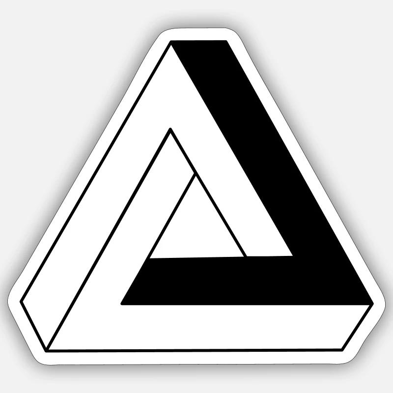 tryangle Sticker size S (10 x 10 cm)