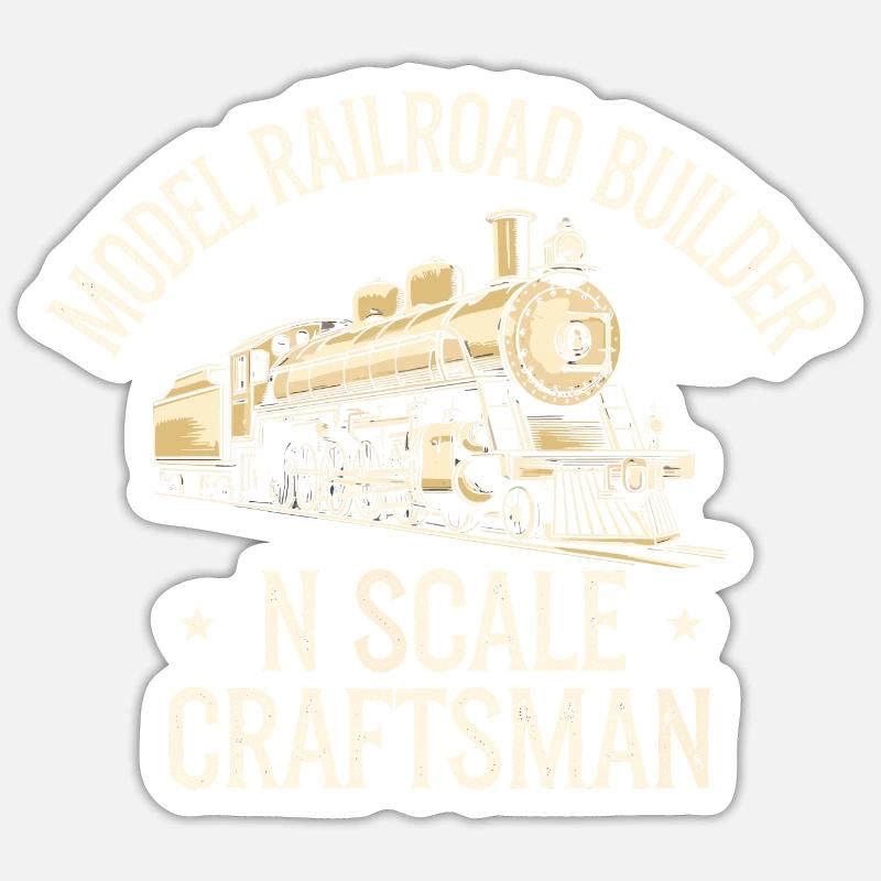 Model Railway Architecture Sticker size S (10 x 10 cm)