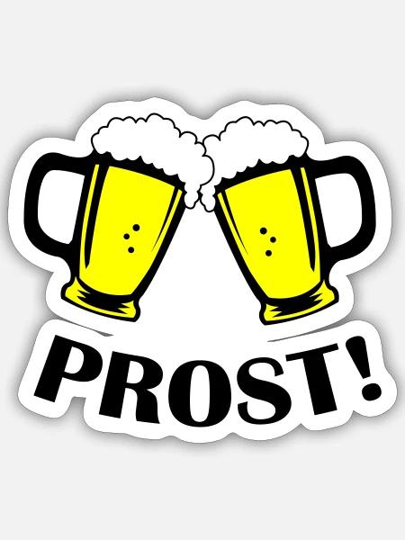  - Sticker Größe S (10 x 10 cm) - Mattweiß