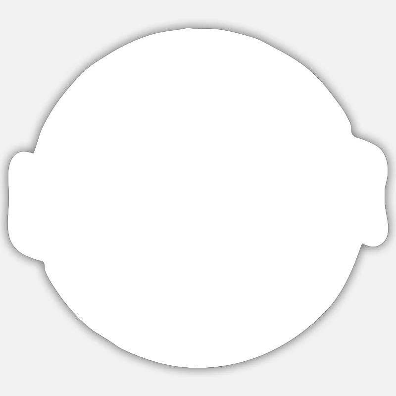Geschenkidee Harrie - Sticker Größe S (10 x 10 cm) - Mattweiß