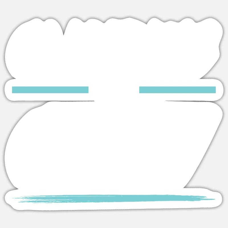 Équipe d’escalade - Sticker taille S (10 x 10 cm) - blanc mat
