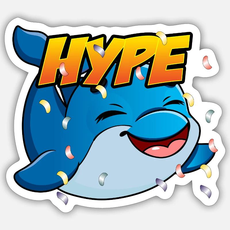 Hyper Sticker Größe S (10 x 10 cm)