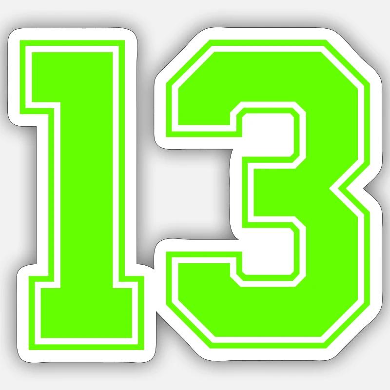13 - Sticker taille S (10 x 10 cm) - blanc mat