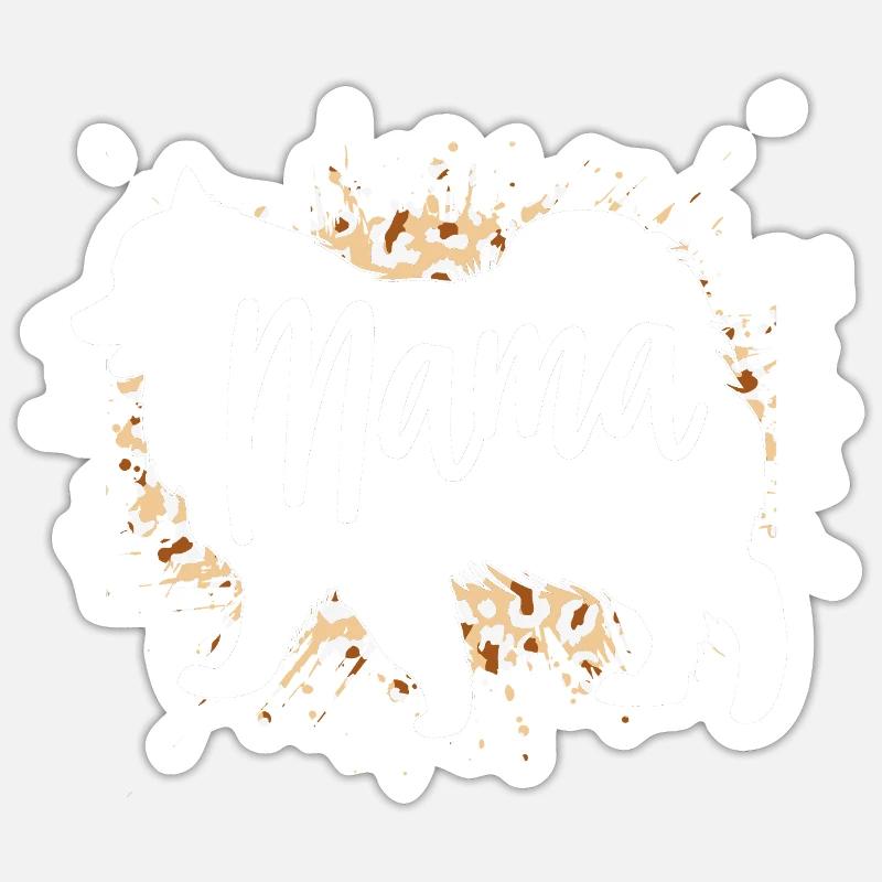 Samoyed - Sticker size S (10 x 10 cm) - white matte