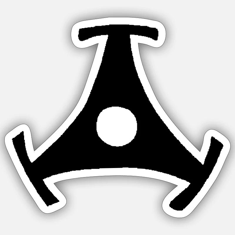 Single Stern Sticker Größe S (10 x 10 cm)