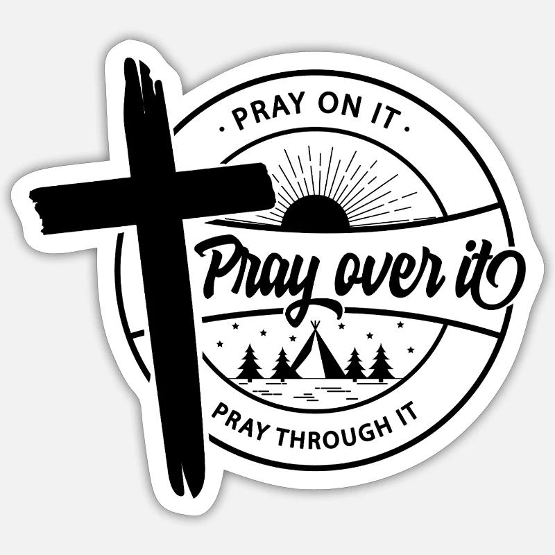 Pray about it Sticker size S (10 x 10 cm)