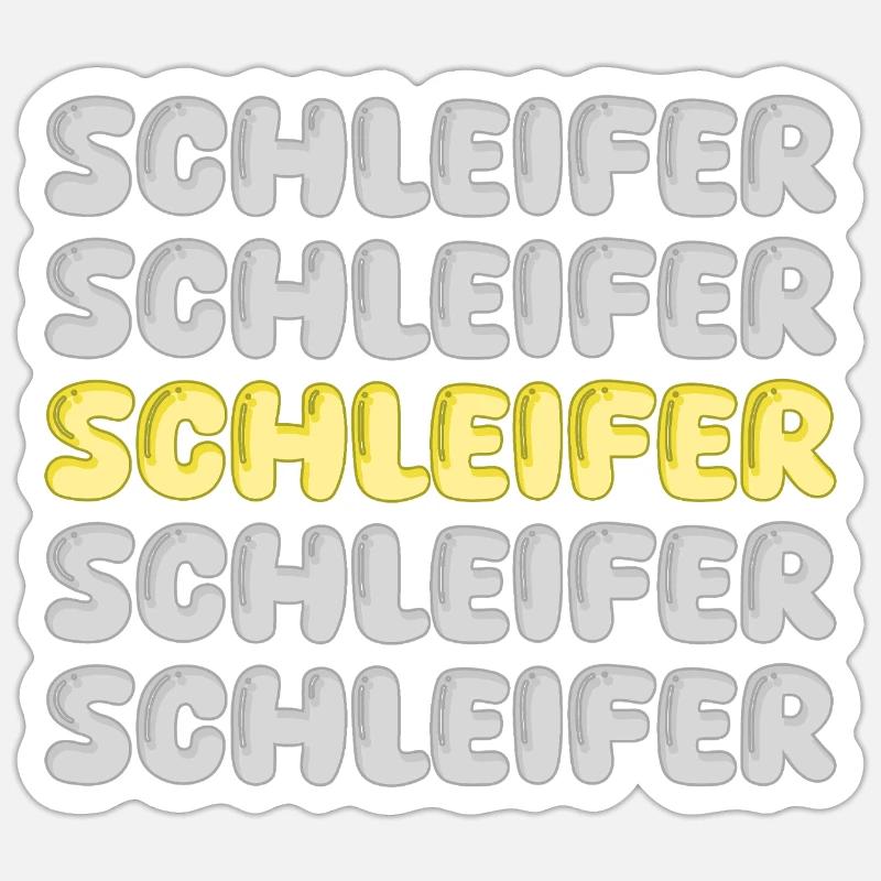 Schleifer Sticker Größe S (10 x 10 cm)