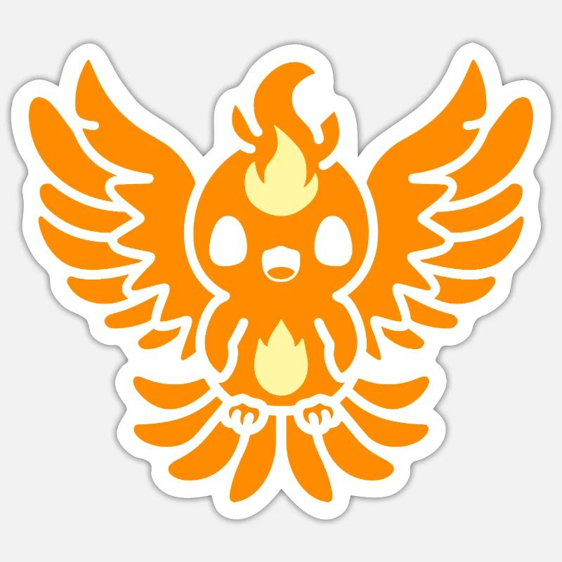phénix Sticker taille S (10 x 10 cm)