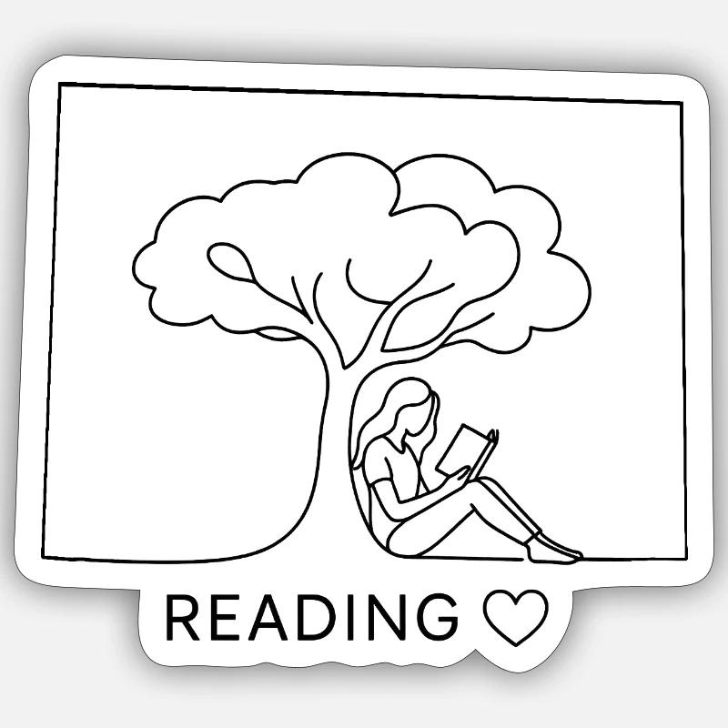 Reading Sticker Größe S (10 x 10 cm)