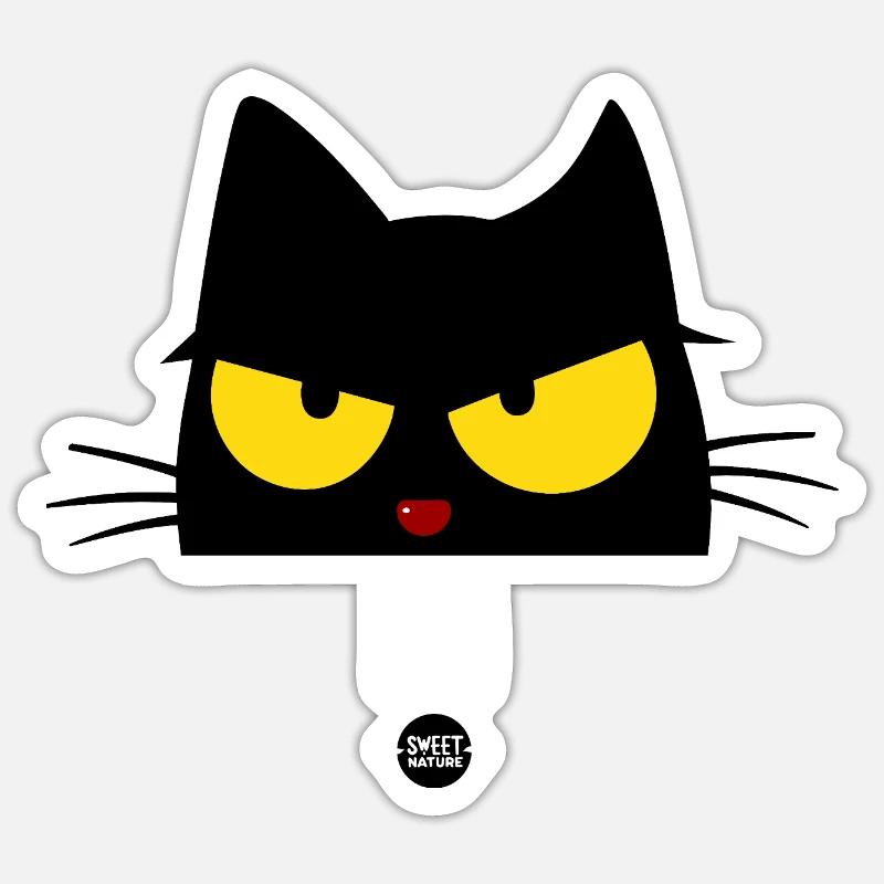 Mitternachts-Wut Sticker Größe S (10 x 10 cm)