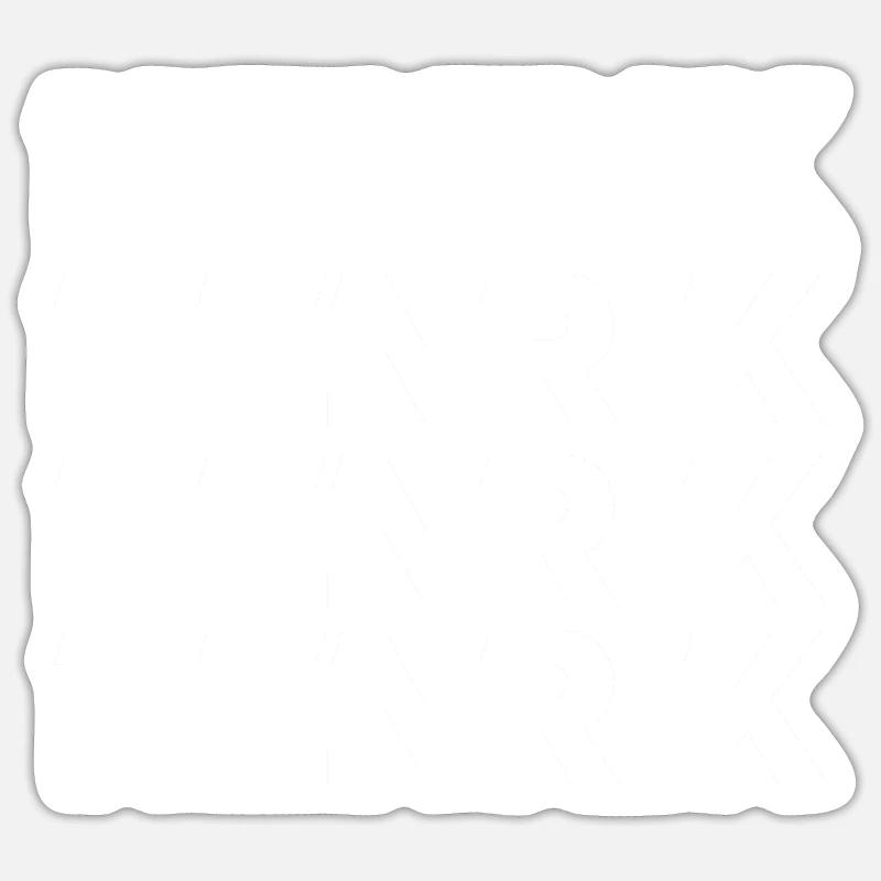 Henrik - Sticker size S (10 x 10 cm) - white matte