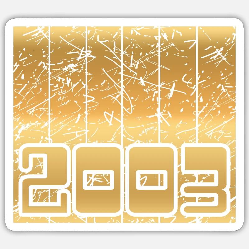 Heimat 2003 - Sticker Größe S (10 x 10 cm) - Mattweiß