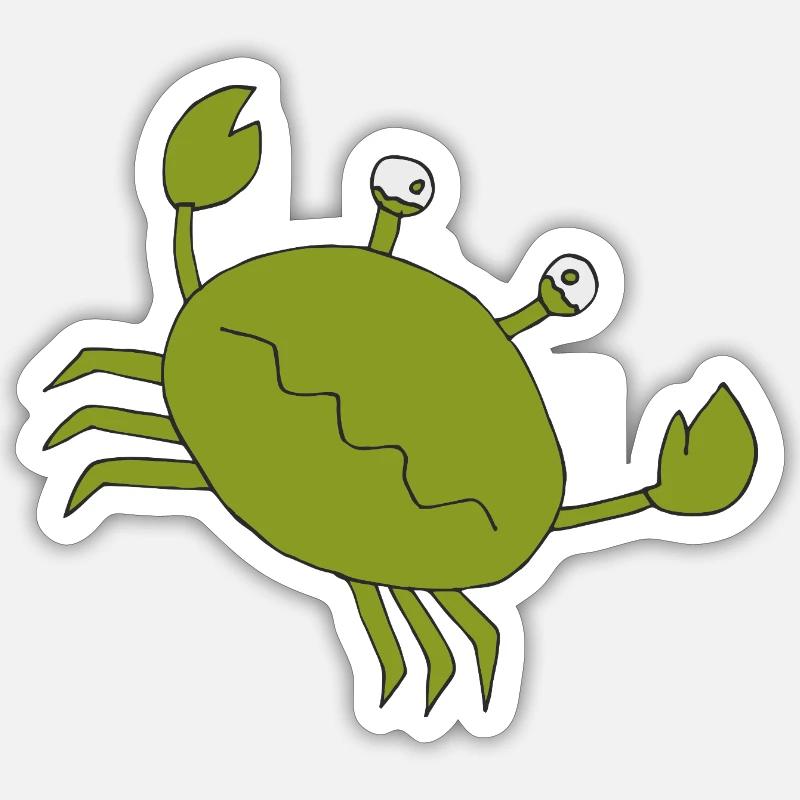 crabe_mal de mer Sticker taille S (10 x 10 cm)