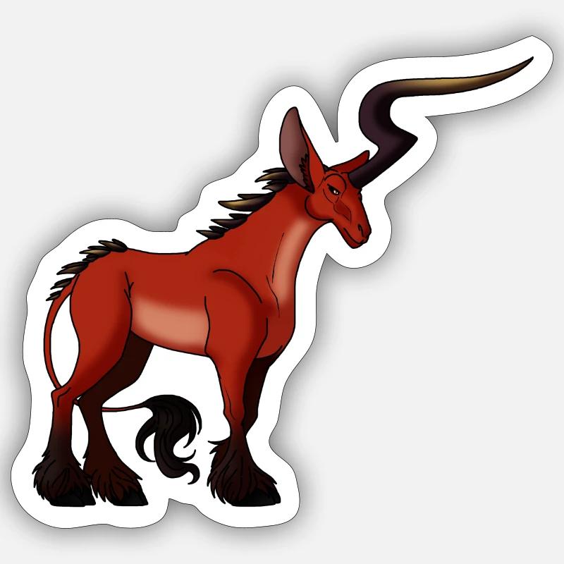 Cornembras - Sticker taille S (10 x 10 cm) - blanc mat